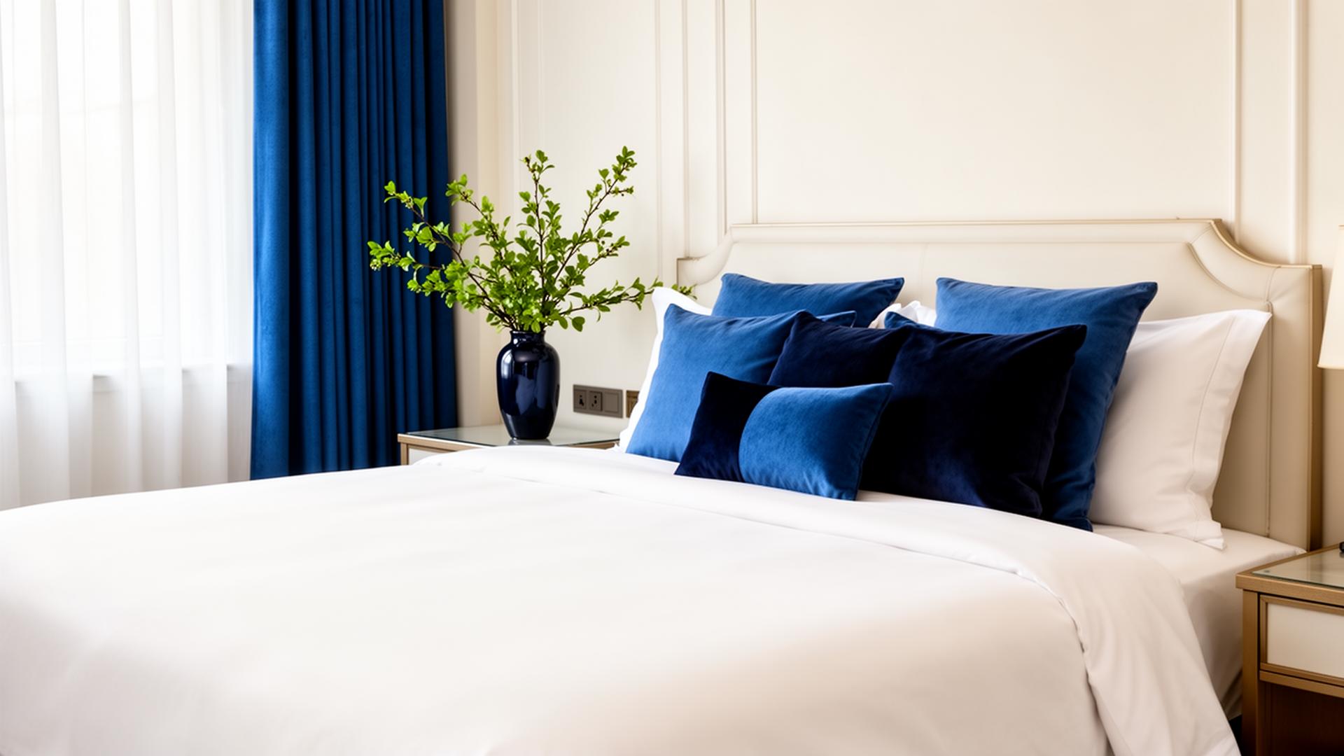 Luxury hotel bedding by Thomas Kneale